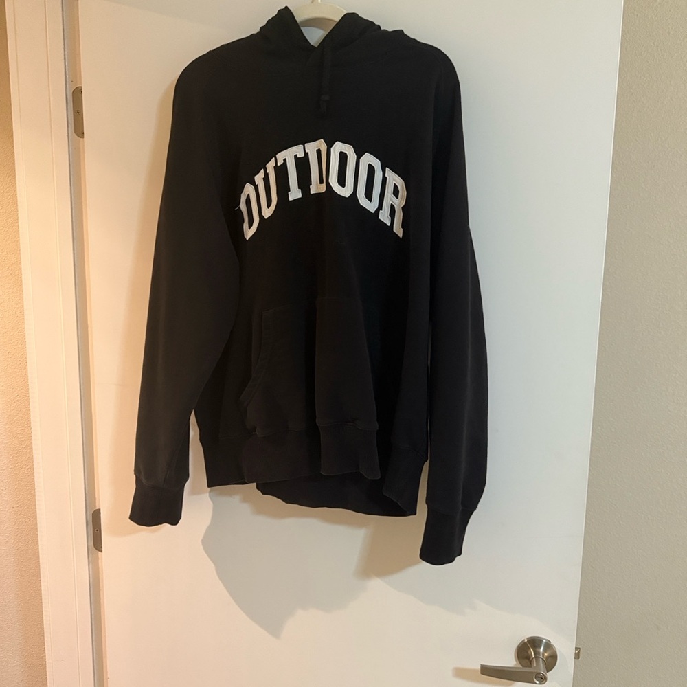 Outdoor Voices Black Hoodie Sweater